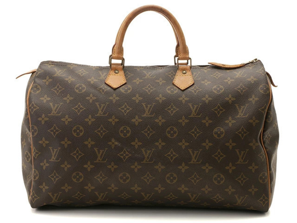 Louis Vuitton Speedy Monogram Leather Brown